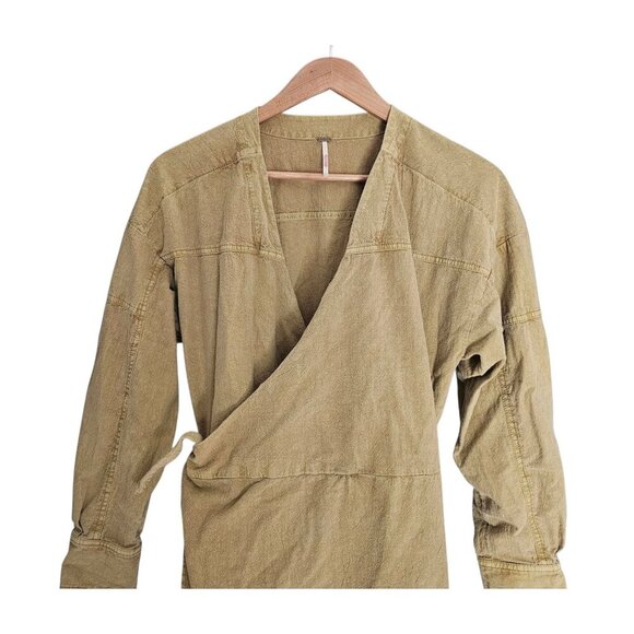 Women's - Free People Lia Wrap One Piece Romper, Size 4 - Picture 7 of 11